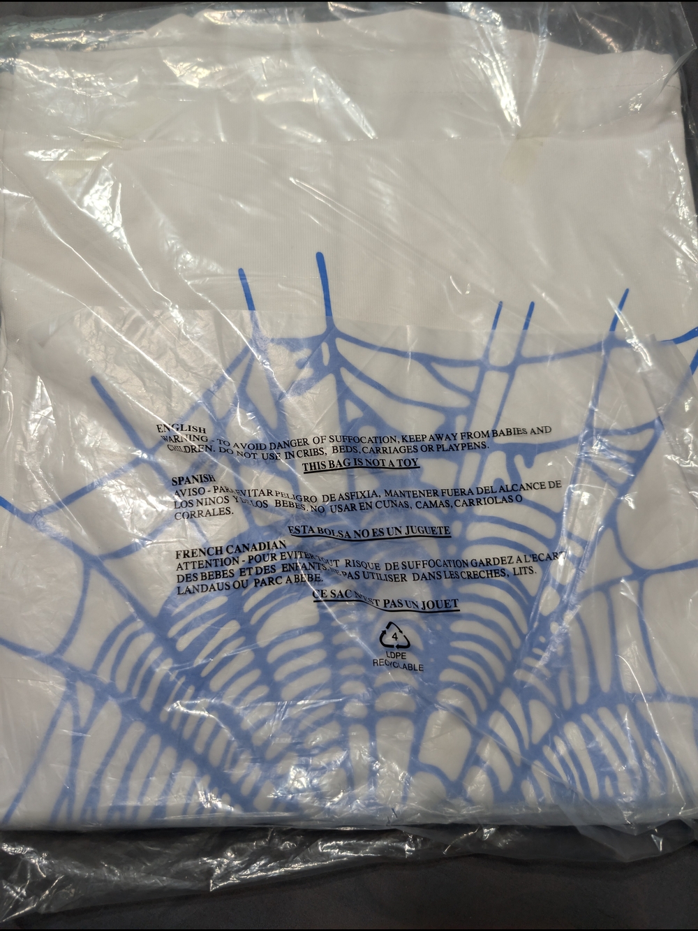 SP5DER Men's Blue and Yellow T-shirt